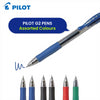 Pilot G2 6-Pack Pens, 2 Blue, 2 Black, 1 Red, 1 Green & Tipp-Ex Mini Correction Tape Rollers