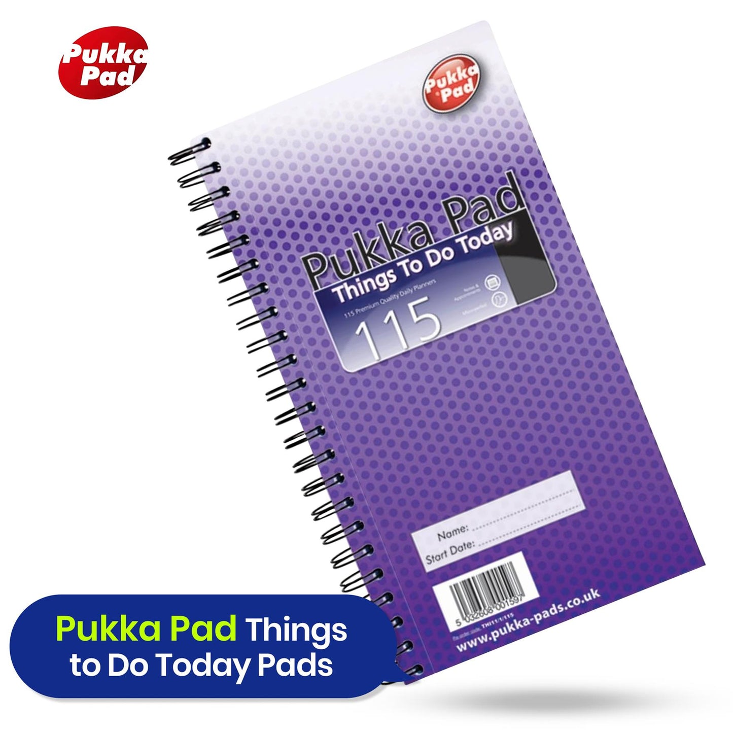 Pukka Pad 3x Things to Do Pads & 4x A4 Jotta Notebooks for Organising Tasks Note-taking School or Office Use