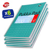 Pukka Pad A4+ Metallic Jotta Book, 200 Pages, 8mm Lined Green, 80 GSM, Wirebound & Perforated for School & Office Use