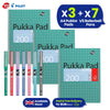 Pukka Pad 3x A4 Jotta Notebook & 7x Pilot BX V5 High Tech Rollerball Pen Ideal for School and Office Use