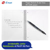 Pukka Pad 3x A4 Jotta Notebook & Pilot 6x G2 Assorted Pens Ideal for School and Office Use