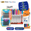 5Pack Paper Mate Flair Felt Tip Pens, 4Pack BIC Whiteboard Markers & Sharpie Permanent Pens 18Pack for All Your Writing Needs