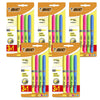 BIC Briteliner Grip Highlighters - Yellow/Blue/Green/Pink (Pack of 4)