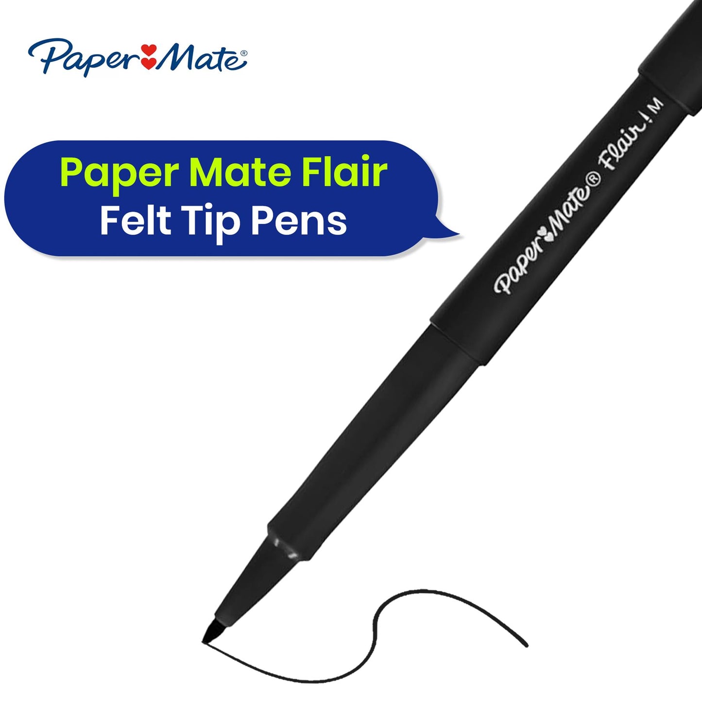 5Pack Paper Mate Flair Felt Tip Pens, 4Pack BIC Whiteboard Markers & Sharpie Permanent Pens 18Pack for All Your Writing Needs