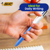 BIC 3x Grip 4 Colours Pens Multicoloured Pens with Rubber Grip for Writing