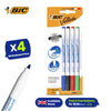 BIC Kids Coloring Pens 24 Pack, Pastel Pukka A4 Notebooks 3 Pack & BIC Whiteboard Markers 4 Pack