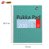 Pukka Pad 3x A4 Jotta Notebook & 3x BIC 4 Colours Fun Pens 1.0mm Medium Tip Ideal for School and Office Use