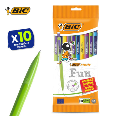 10x BIC Matic Mechanical Pencils & 3x Pilot G2 07 Light Blue Gel Ink Pens for Professional Use