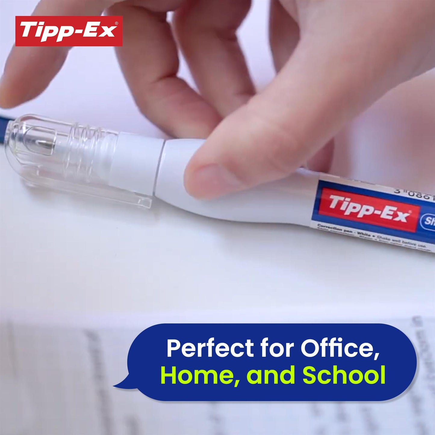 BIC Tipp-Ex Correction Fluid 3 Pack White & BIC Marking 2300 Permanent Marker 3 Pack Black