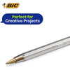 BIC Cristal Fun Ballpoint Pens 20 Pack with Ink Killer Erasers 4 Pack & Paper Mate Flair Pens 4 Pack for School & Office