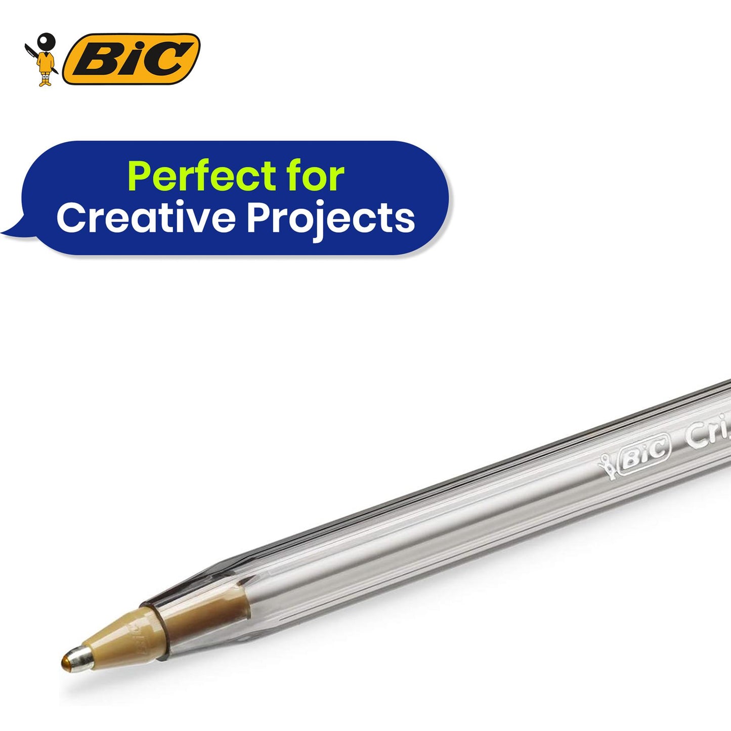 BIC Cristal Fun Ballpoint Pens 20 Pack with Ink Killer Erasers 4 Pack & Paper Mate Flair Pens 4 Pack for School & Office