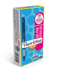 PAPERMATE GEL RETRACTABLE BLUE - 1 to 5 Packs