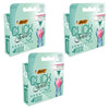 BIC Click 3 Soleil Sensitive Women's Razor Refills - 1 Box of 4 Blades