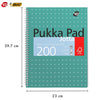 Pukka Pad 3x A4 Jotta Notebook & BIC Cristal Fun Ballpoint Pens Pack of 20 Ideal for School and Office Use