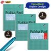 Pukka Pad, A4 Metallic Jotta Book 3 Pack � 21 x 30cm + BIC - Bic 4 Color Metallic Pen 2Pk