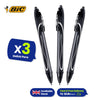 3x BIC 4 Colours Medium Point & 3x BIC Pro Ballpoint & 3x Gel-ocity Black & 3x BIC 4 Colours Grip, 0.4 mm Pens