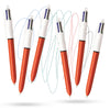 Bic 4-Colours Original Fine Ballpoint Pen 1.0mm Tip - Single Pen