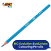 12x BIC Kids Kid Couleur Baby Colouring Pens & Evolution Ecolutions Colouring Pencil 18Pcs Pencils, Washable Ink and Easy to Use Set