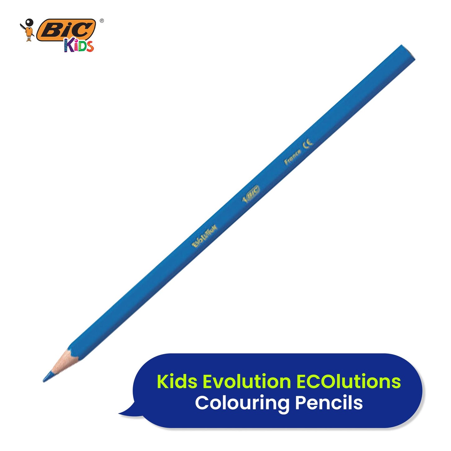 BIC 18 Kids Colouring Pencils, 3 Four-Colour Retractable Ballpoint Pens, & 4 Grip Highlighters for School & Office