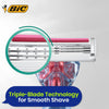 BIC Click 3 Soleil Sensitive Women's Razor Refills - 1 Box of 4 Blades