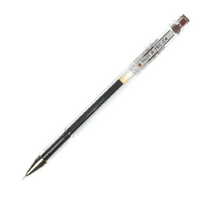 Pilot G Tec C4 Gel Rollerball Pen Micro Brown - Pack of 1 - 1 to 36 Packs