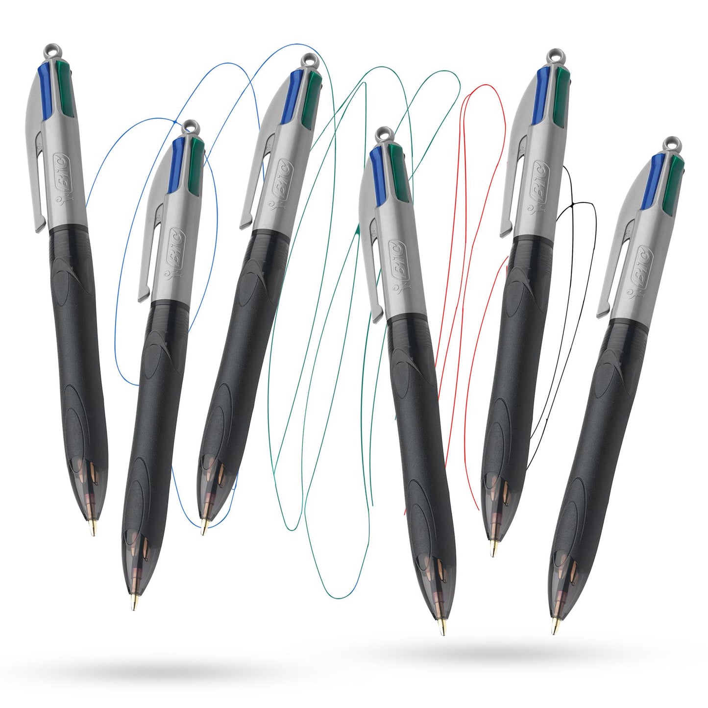 Bic 4-Colours Grip Pro Ballpoint - Single Pen