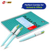 Pukka Pad 3x A4 Jotta Notebook & Pack of 3 BIC 4 Colour Fun Pen Ideal for School and Office Use