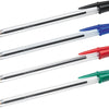 BIC Cristal Original Ballpoint Pens, Fine 1.0mm, 10 Assorted Colours, Comfortable Grip for School and Office