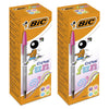 20x BIC Cristal Fun Ballpoint Pens 1.6mm Assorted Colours