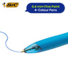 BIC 4 Colour Ballpoint Pens, 2 Pack & 3x BIC 4 Colour Retractable Pens & Pukka Jotta Pad A5