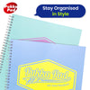 Pukka Pad Pastel Jotta Pad, A4, Pack of 3 + BIC Cristal Multi Colour Ballpoint Pens pack of 20