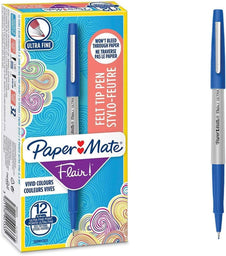 Papermate Flair Original - Blue - Pack of 1 - 1 to 12 Packs