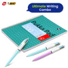 Pukka Pad 3x A4 Jotta Notebook & 3x BIC 4 Colours Fun Pens 1.0mm Medium Tip Ideal for School and Office Use