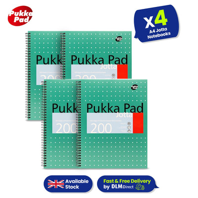 Pukka Pad 3x Things to Do Pads & 4x A4 Jotta Notebooks for Organising Tasks Note-taking School or Office Use