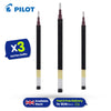 Pilot G-207 Retractable Gel Rollerball Medium Value Pack Black (Pack of 3) + Pilot G2-07 Refill - Medium - Black - Pack of 3