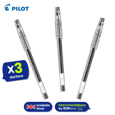 PILOT G2 6 Colour Pen Pack and 3x G-Tec-C4 Ultra Fine Gel Pens for Detailed Writing