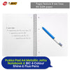 Pukka Pad 3x A4 Jotta Notebook & Pack of 3 BIC 4 Colours Pen Shine & Fluo Ideal for School and Office Use