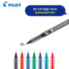 Pilot Frixion Clicker Erasable Pens 0.7mm 3 Pack, 7 Colours  BX V5 High Tech Rollerball Pen & 4 Pack Paper Mate Flair Pens