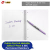 Pukka Pad 3x A4 Jotta Notebook & 5x BIC Marking Pastel Permanent Markers Ideal for School and Office Use