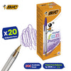 BIC Cristal Fun Ballpoint Pens 20 Pack with Ink Killer Erasers 4 Pack & Paper Mate Flair Pens 4 Pack for School & Office