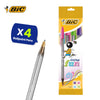 BIC Cristal Fun Ballpoint Pens Assorted Colours 1.6mm 4 Pack