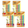 BIC Briteliner Grip Highlighters - Yellow/Blue/Green/Pink (Pack of 4)