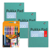 Pukka Pad, A4 Metallic Jotta Book 3 Pack � 21 x 30cm + Bic Gel-ocity Quick Dry Ballpoint Pens - Assorted Colours, Pack of 8