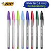 20x BIC Cristal Fun Ballpoint Pens 1.6mm Assorted Colours