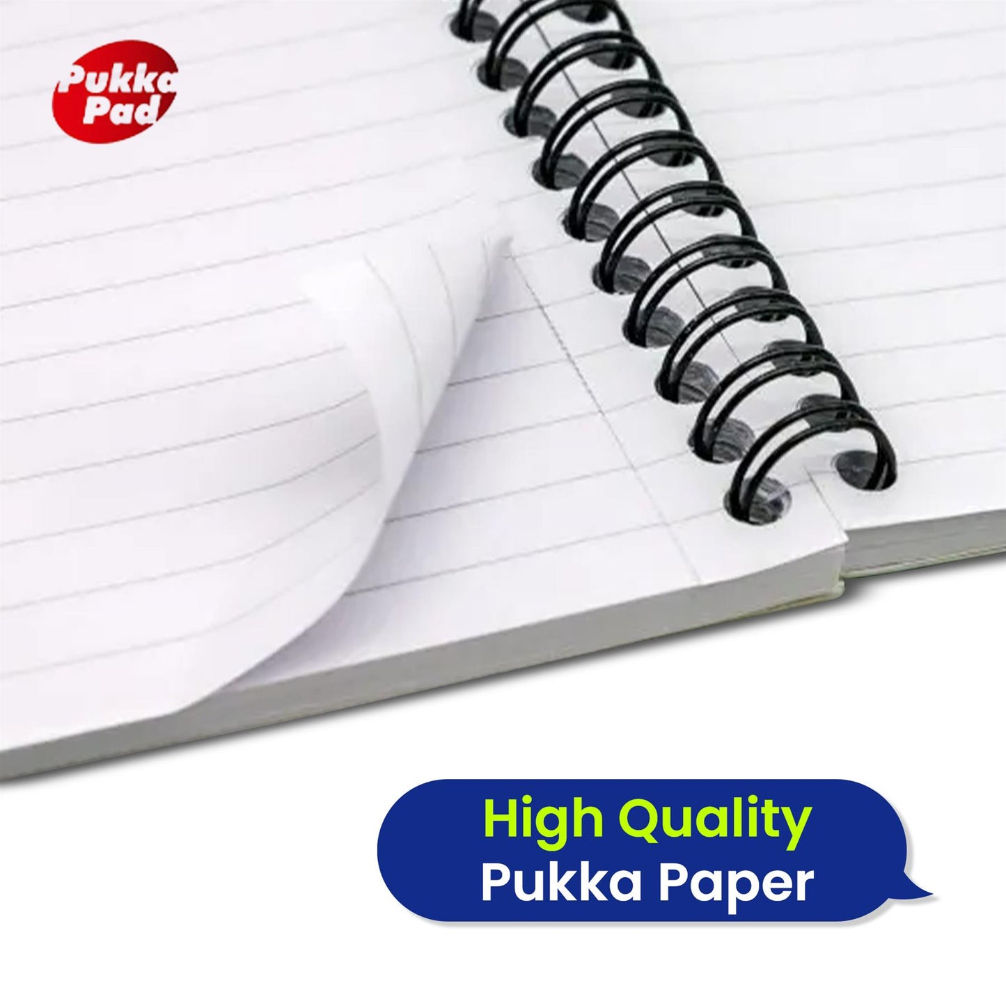 6x Pukka Pads Notebook Wirebound Jotta 80gsm Ruled 200 Pages, 3x BIC Gel Pens & 4x Highlighters Perfect for School & Work