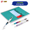 Pukka Pad 3x A4 Jotta Notebook & 3x BIC 4 Colour Tie Dye Ballpoint Pens1.0mm Medium Tip Ideal for School and Office Use